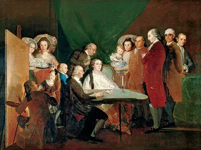 The Family of the Infante Don Luis Francisco de Goya